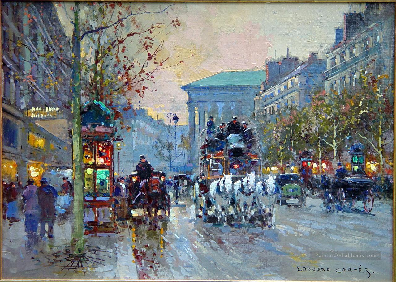 EC boulevard de la Madeleine 2 Parisien Peintures à l'huile